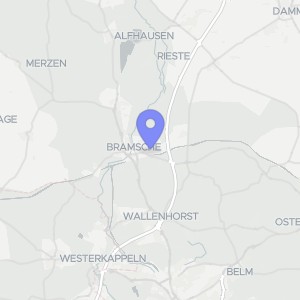 Karte von Mainstr. 26, 49565 Bramsche