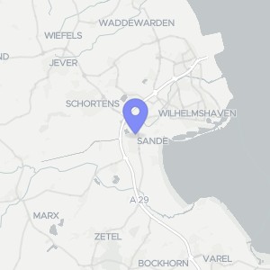 Karte von Friesenstraße 26, 26452 Sande