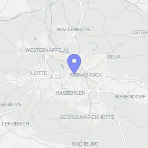 Karte von Rheiner Landstr. 1, 49078 Osnabrück