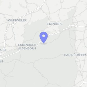 Karte von Bergstraße  16, 67316 Carlsberg