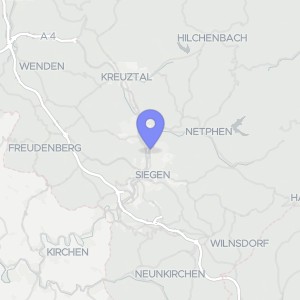Karte von Bahnhof Weidenau 7, 57076 Siegen, Weidenau
