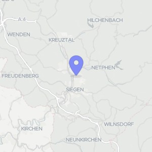 Karte von Zum Bernstein 3,5,7, 57076 Siegen, Weidenau