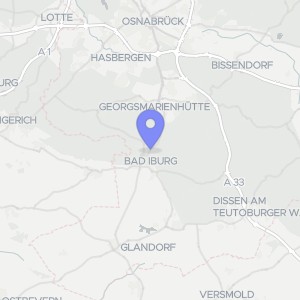 Karte von Osnabrücker Straße 35, 35 A, 49186 Bad Iburg