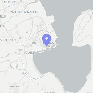 Karte von Ebertstraße 102, Virchowstr. 10 11, 26382 Wilhelmshaven, Wilhelmshaven