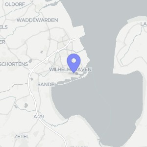 Karte von Adalbertstraße  11, 26382 Wilhelmshaven