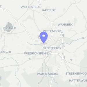 Karte von Erlenweg 29, 26129 Oldenburg