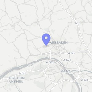 Karte von Frauensteiner Straße 9, 65197 Wiesbaden, Dotzheim