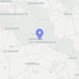 Karte von Meisenweg 9, 49201 Dissen am Teutoburger Wald