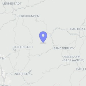 Karte von Hilchenbacher Weg 1, Trift 1, An der Winterseite, 57339 Erndtebrück, Zinse