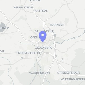 Karte von Ehnernstraße 58, 26121 Oldenburg