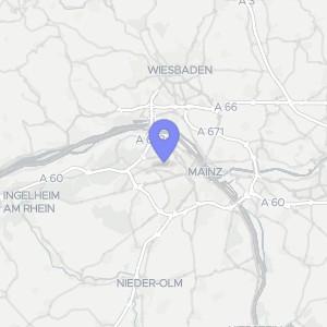 Karte von Parsevalstraße 23, 25, 55122 Mainz