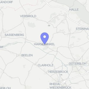 Karte von Theo-Claas-Damm 3, 33428 ;Harsewinkel;Marienfeld