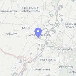 Karte von Hegenbarthstraße 13, 76744 Wörth am Rhein