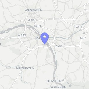 Karte von Blussusstraße (ehem. Römerstr.) 26, 55130 Mainz, Weisenau
