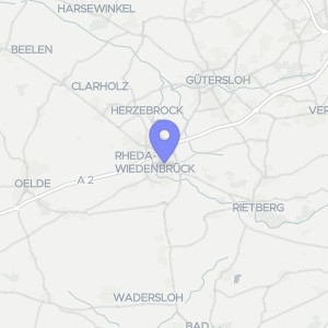 Karte von Bielefelder Straße 48 a, 33378 Rheda-Wiedenbrück
