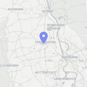 Karte von Mina-Karcher-Platz 3,4,5,6,7, 67227 Frankenthal (Pfalz)