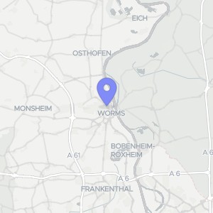 Karte von Gaustraße 50, 67547 Worms