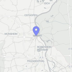 Karte von Wollstraße 14, 16, 67547 Worms