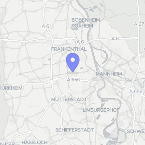 Karte von Gaustraße 13, 67071 Ludwigshafen am Rhein, Oggersheim