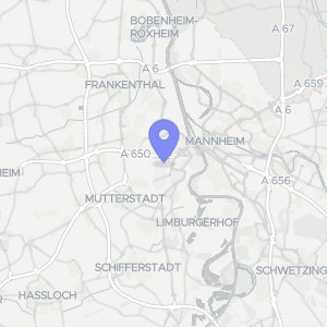 Karte von Fuggerstraße 15, 67065 Ludwigshafen am Rhein, Mundenheim