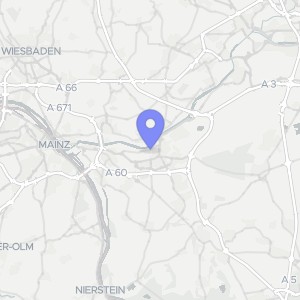 Karte von Thürubger Str.  33, 65428 Rüsselsheim, Haßloch