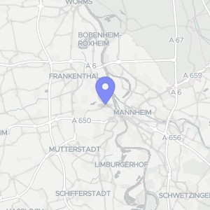 Karte von Sternstraße  39, 67063 Ludwigshafen, Friesenheim