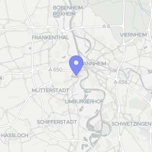 Karte von Ganghoferstraße  43, 67065 Ludwigshafen, Mundenheim