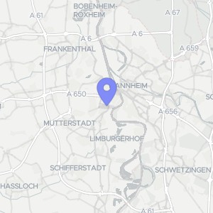 Karte von Hopfenstraße 18, 00000 Ludwigshafen, Mundenheim
