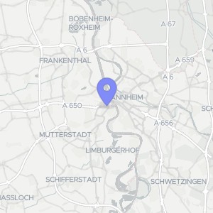 Karte von Kaiser-Wilhelm-Straße 88, 67059 Ludwigshafen am Rhein, Mitte