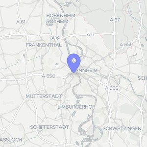 Karte von Schulstraße 1, 00000 Ludwigshafen