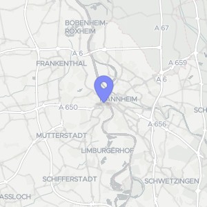 Karte von Bismarckstraße  83, 00000 Ludwigshafen