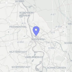 Karte von Fröhlichstraße 19, 00000 Mannheim, Neckarstadt