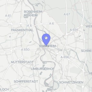 Karte von Auf die Heggewann, 00000 Mannheim