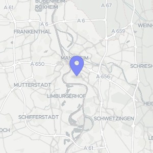 Karte von Meistersingerstraße 11, 15, 00000 Mannheim