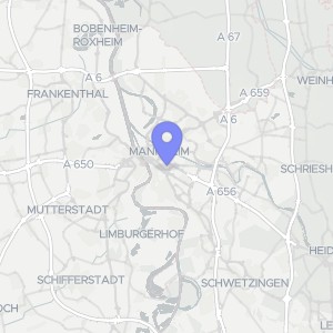Karte von Kleinfeldstraße  48, 00000 Mannheim, Schwetzingerstadt