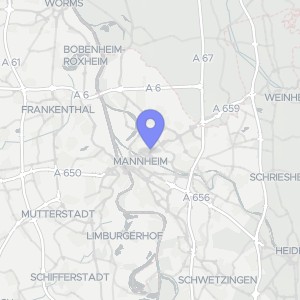 Karte von Ruhrstraße 24, 68167 Mannheim