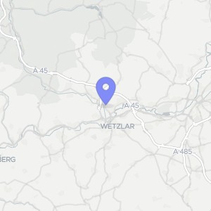 Karte von Wiesenstraße 4, 35586 Wetzlar, Hermannstein