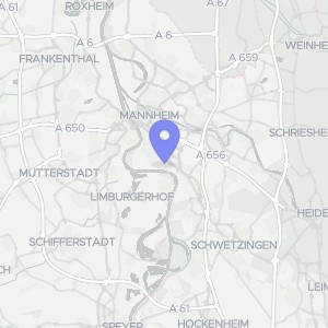 Karte von Kappesstr.  10a, 00000 Mannheim, Neckarau