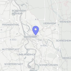 Karte von Dudenstr. 46 + 57a, 00000 Mannheim, Wohlgelegen