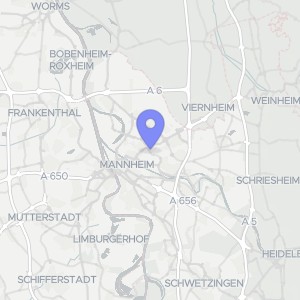 Karte von Dürkheimer Str.  16, 00000 Mannheim, Käfertal