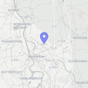 Karte von Lampertheimer Straße 178, 00000 Mannheim, Käfertal