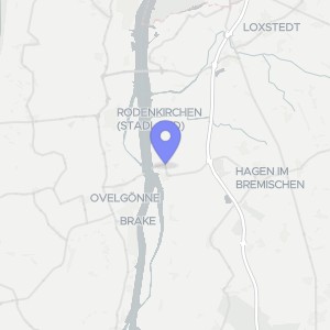 Karte von Marktstraße 7, 27628 Hagen im Bremischen