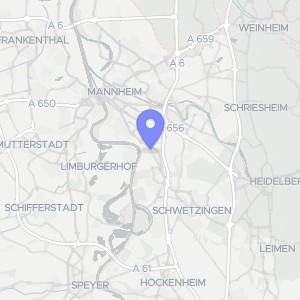 Karte von Stengelhofstraße 47, 00000 Mannheim, Rheinau