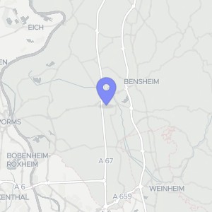 Karte von Oberstraße 40, 64653 Lorsch