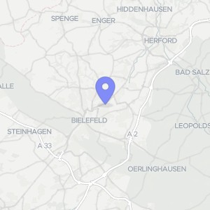 Karte von Blomestraße 21, 33609 Bielefeld, Mitte