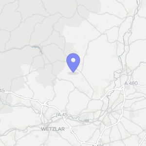 Karte von Waldfläche Junkernwald, 35444 Biebertal, Krumbach