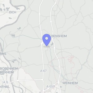 Karte von Salbeiweg 1, 64653 Lorsch