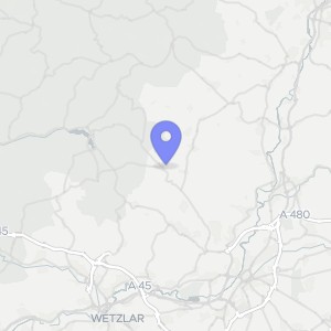 Karte von Kirchstraße 40, 35444 Biebertal, Frankenbach