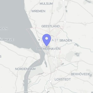 Karte von Gnesener Straße  18, 27576 Bremerhaven