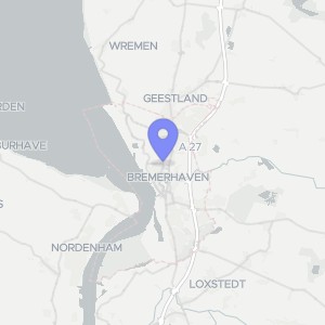 Karte von Stormstr. 1, 27576 Bremerhaven, Lehe